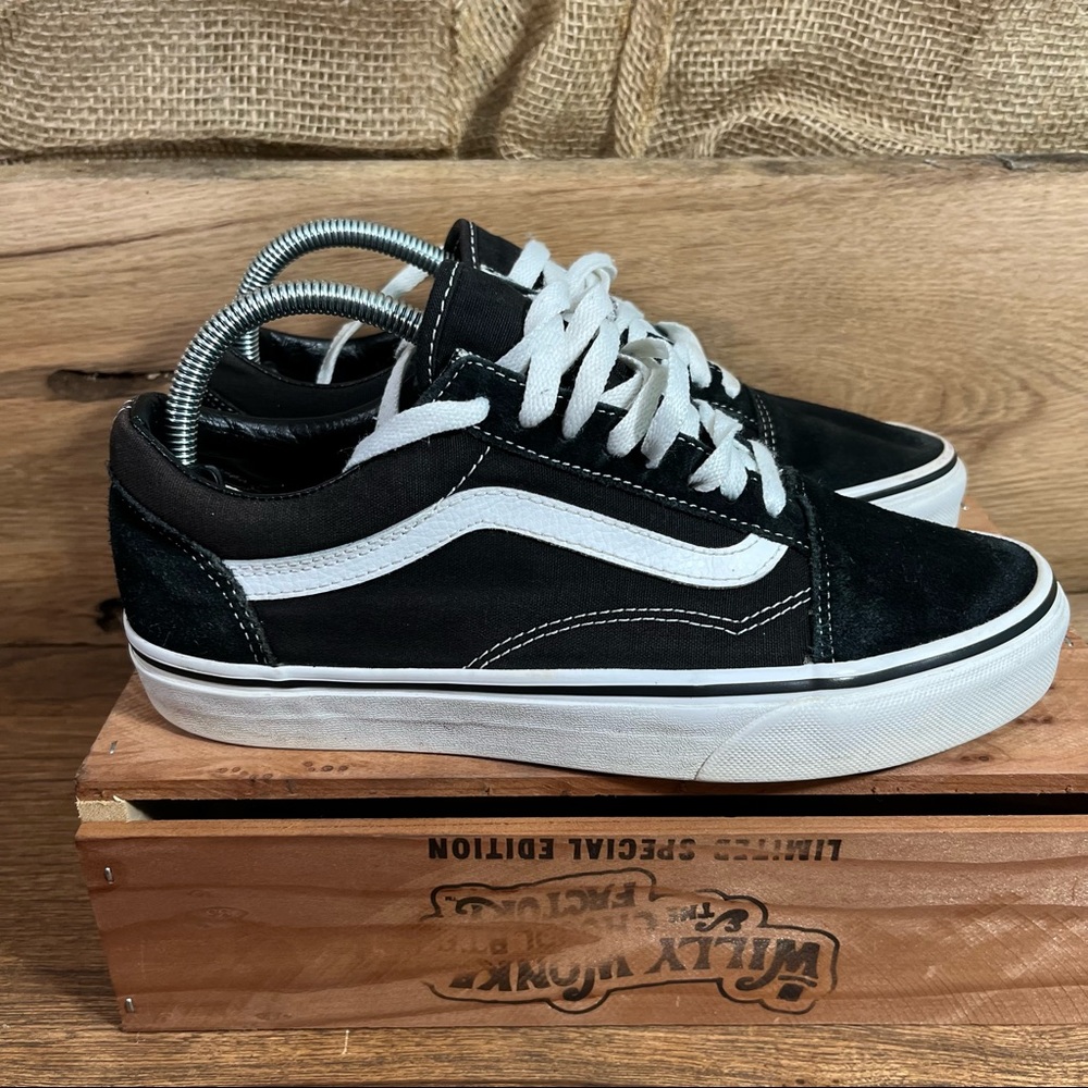 Vans Old Skool Black Mens 7 Women 8.5